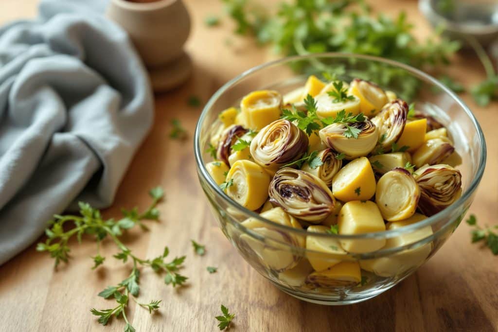 Artichauts marinés
