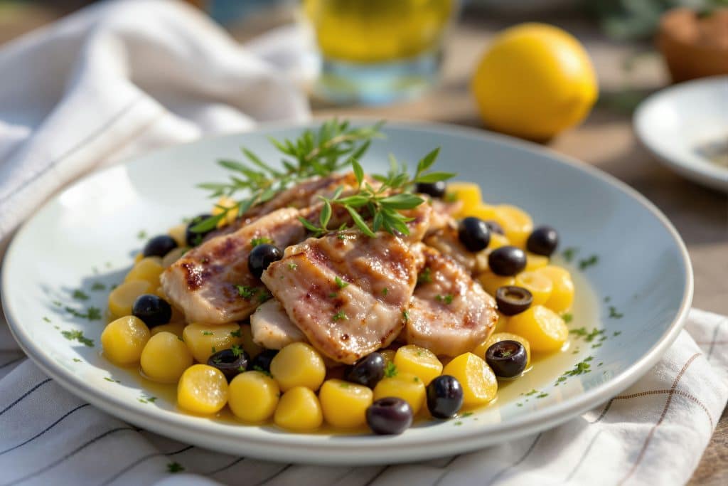 Salade de poulpe et pommes de terre