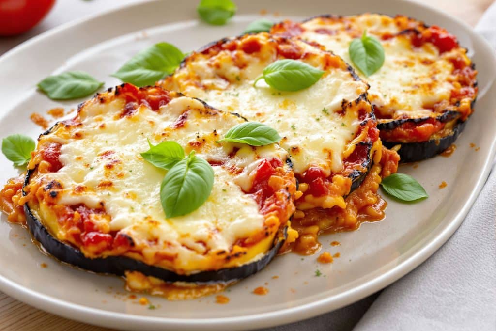 Aubergines à la parmigiana