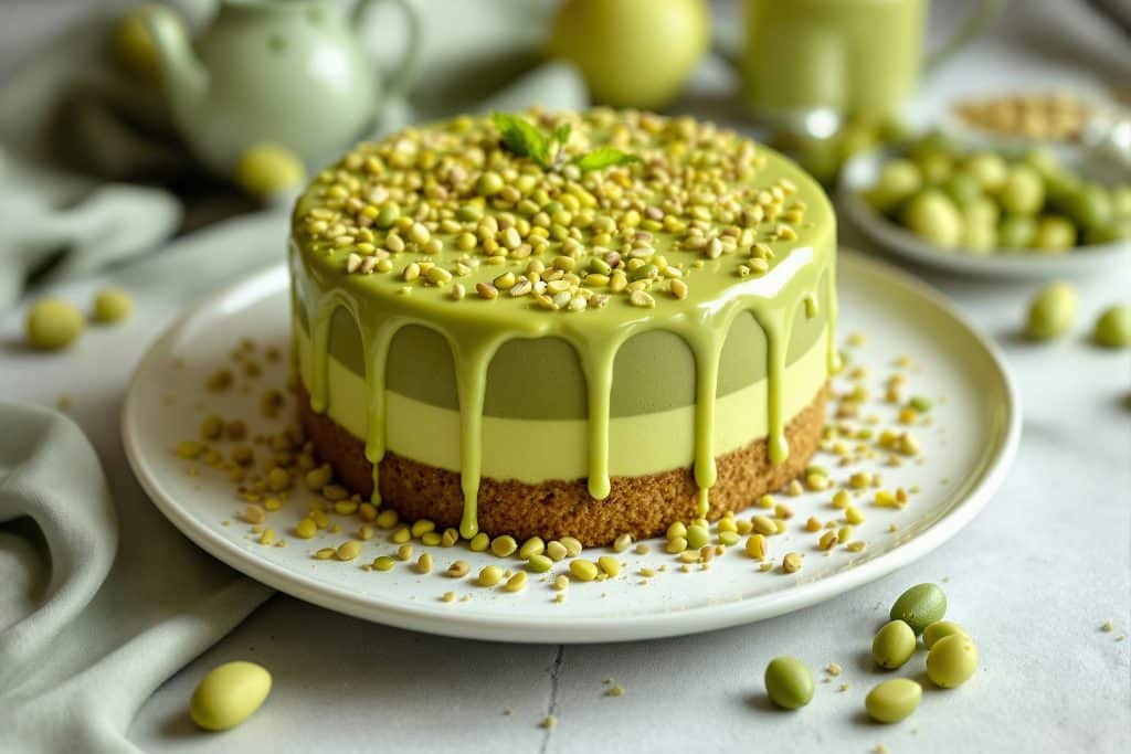 Gâteau à la pistache