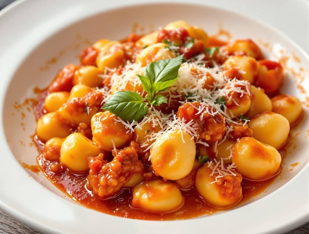 Gnocchis à la sauce tomate