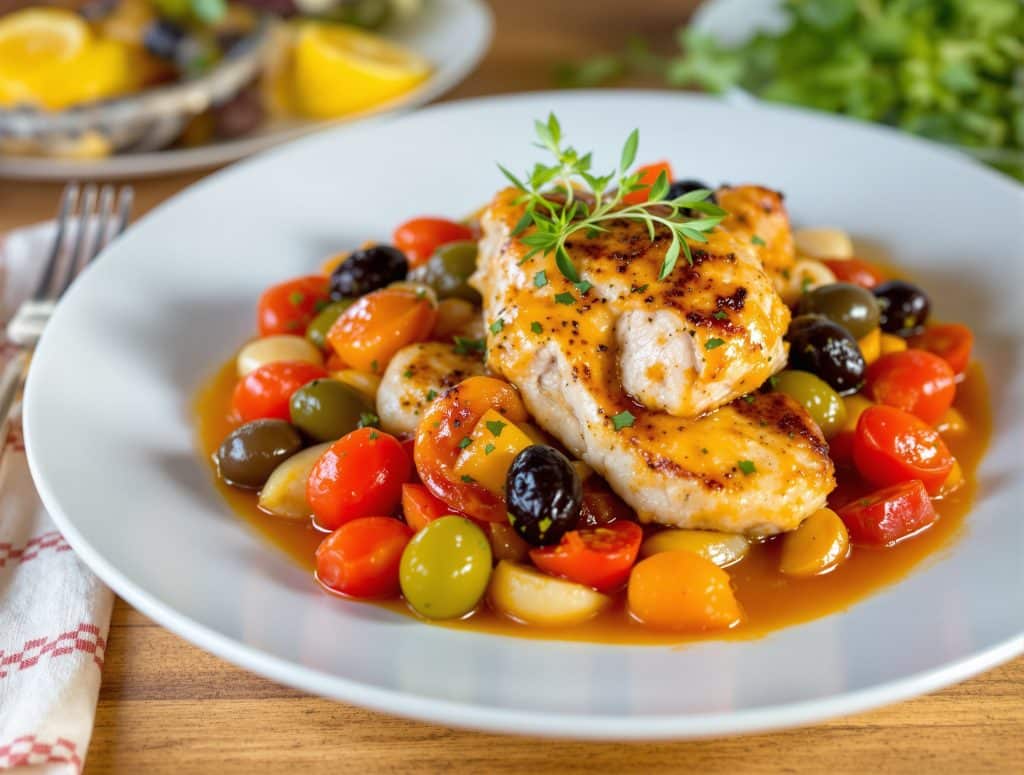 Poulet à la provençale