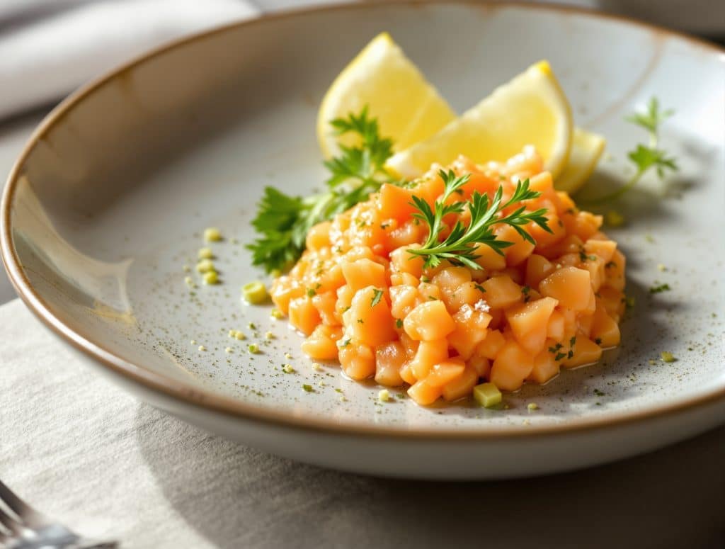 Tartare de saumon