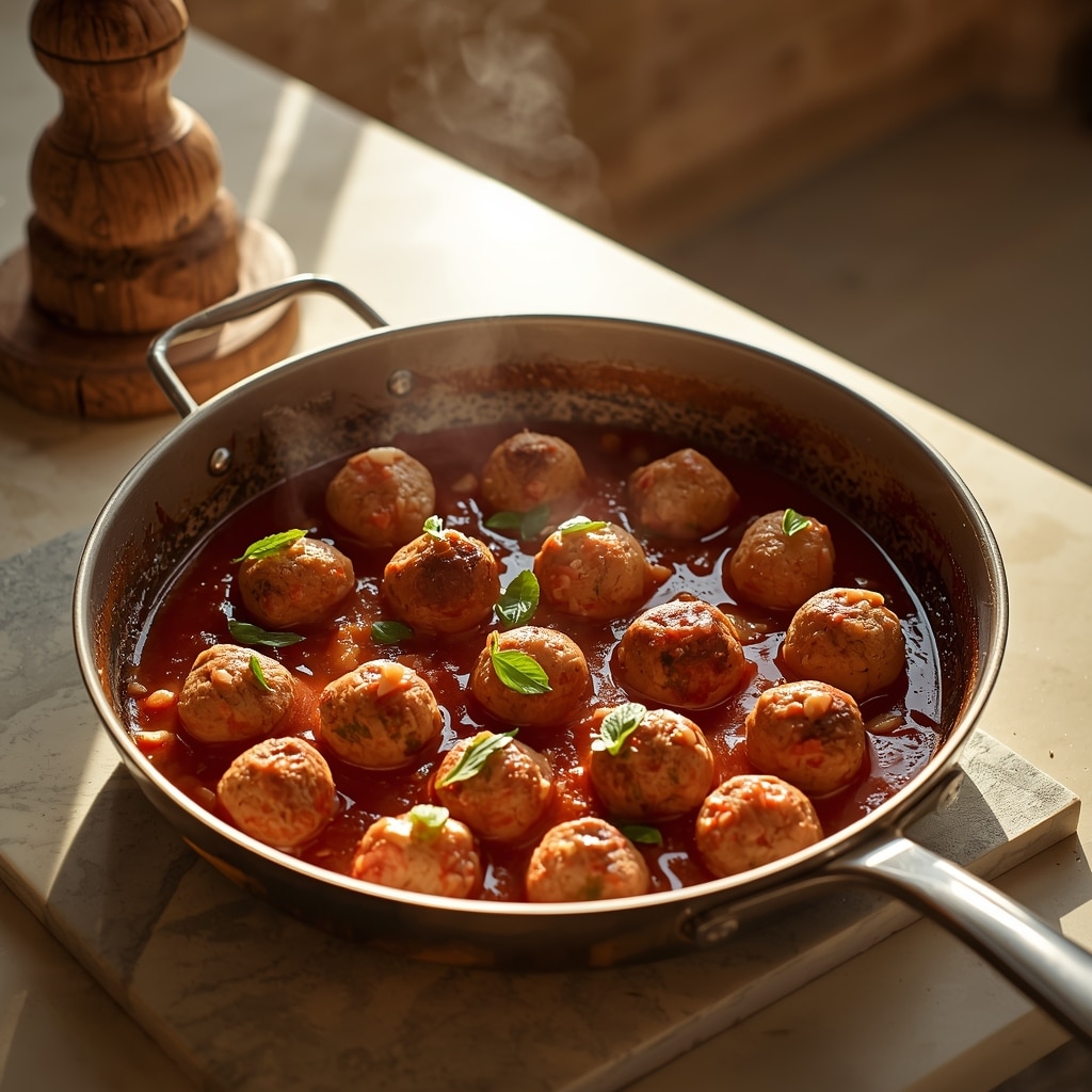 Boulettes à la tomate