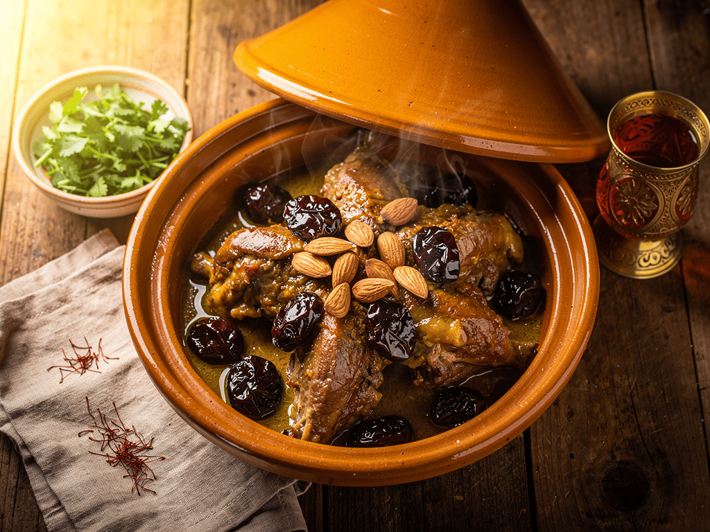 Tajine d’agneau aux pruneaux
